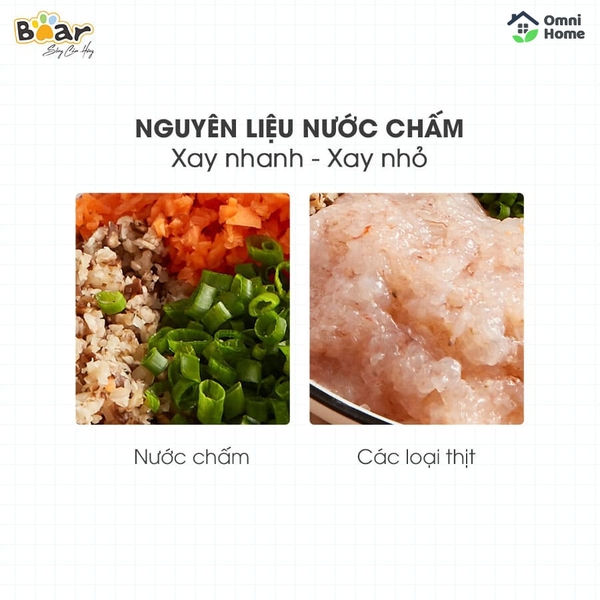 Máy xay đa năng Bear QSJ-C04R8S