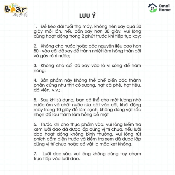 Máy xay đa năng Bear QSJ-C04R8S
