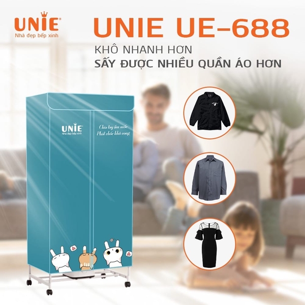 Máy sấy quần áo UNIE