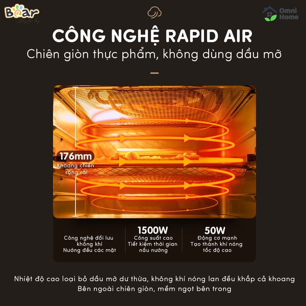 Nồi chiên không khí Bear QZG-A15V1