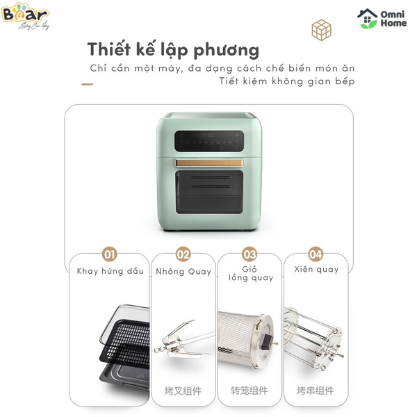 Nồi chiên không khí Bear QZG-A15V1