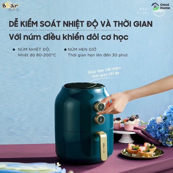 Nồi chiên không dầu 3.5L Bear VS-8083A