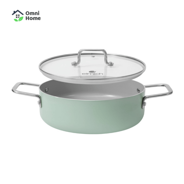 NỒI LẨU CHỐNG DÍNH CERAMIC ELMICH EL5538SK28 28CM