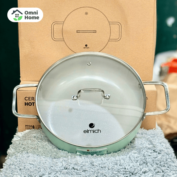 NỒI LẨU CHỐNG DÍNH CERAMIC ELMICH EL5538SK28 28CM