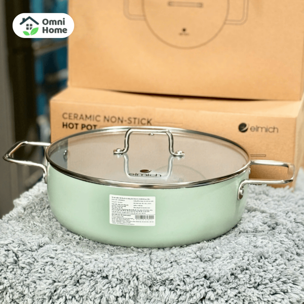 NỒI LẨU CHỐNG DÍNH CERAMIC ELMICH EL5538SK28 28CM