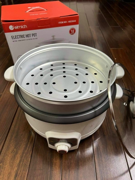 NỒI LẨU HẤP ĐIỆN ĐA NĂNG Elmich EL3566