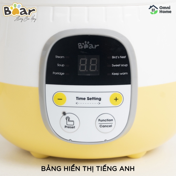 Nồi nấu chậm Bear 0,8L SUBE001