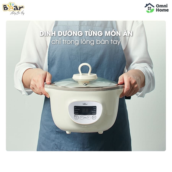 Nồi nấu chậm Bear 1,6L SUBE002