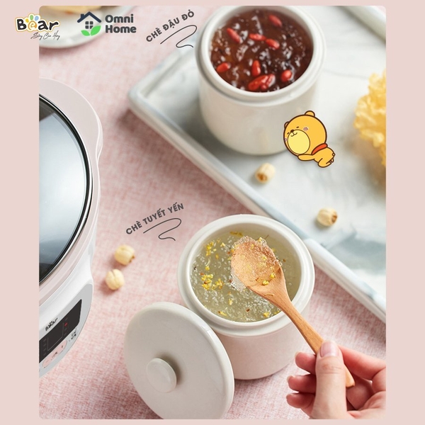 Nồi nấu chậm Bear 1,6L SUBE002