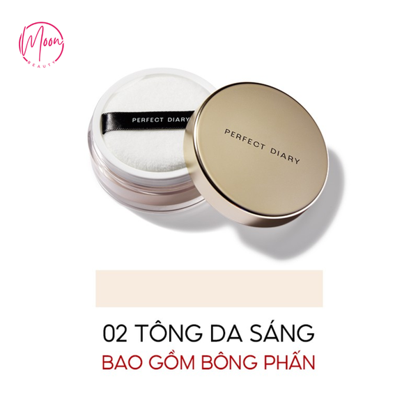 [SIÊU MỊN] PHẤN PHỦ BỘT PERFECT DIARY WEIGHTLESS SOFT-VELVET LOOSE POWDER - KIỀM DẦU 12H