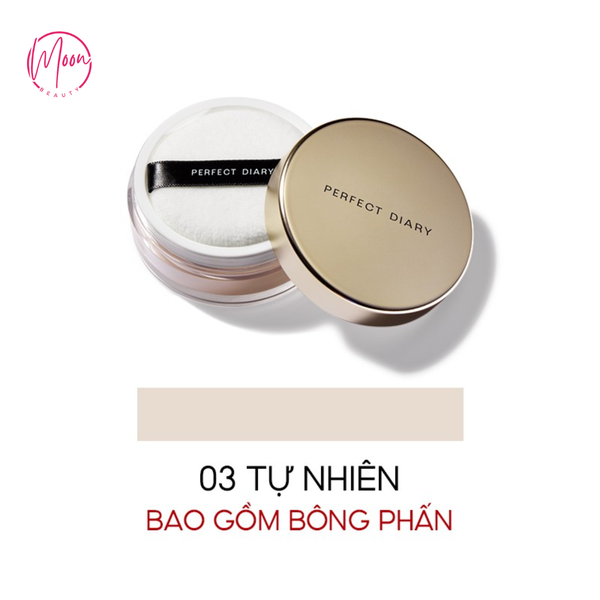 [SIÊU MỊN] PHẤN PHỦ BỘT PERFECT DIARY WEIGHTLESS SOFT-VELVET LOOSE POWDER - KIỀM DẦU 12H