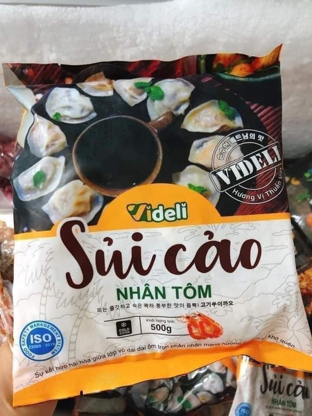 Sủi Cảo Nhân Tôm Videli