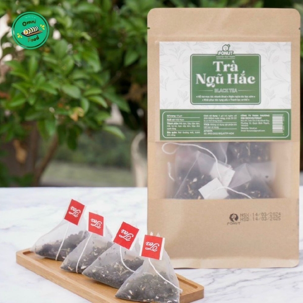 🌿 TRÀ NGŨ HẮC – “VỊ CỨU TINH” CHO LÀN DA & MÁI TÓC | TÚI 15 – 30 GÓI