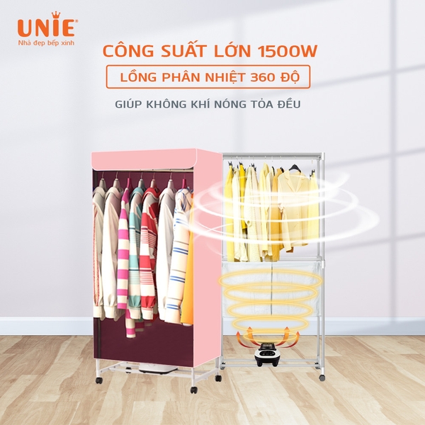 Máy sấy quần áo UNIE
