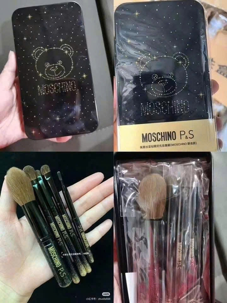 SET 5 CỌ TRANG ĐIỂM MOSCHINO P&S (PINK & SWEET)