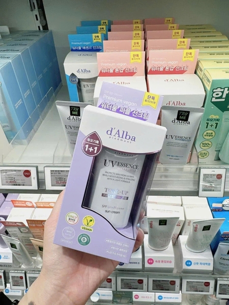 KEM CHỐNG NẮNG DALBA TRUFFLE TRẮNG - XANH/HỒNG/TÍM | DƯỠNG ẨM SÂU, CHỐNG LÃO HÓA, NÂNG TONE