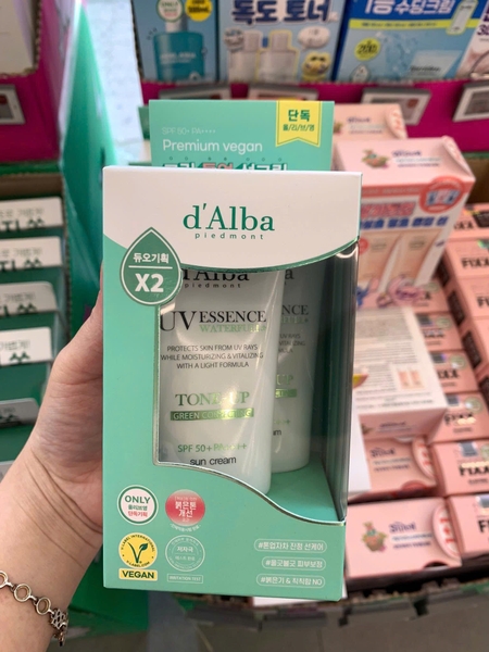 KEM CHỐNG NẮNG DALBA TRUFFLE TRẮNG - XANH/HỒNG/TÍM | DƯỠNG ẨM SÂU, CHỐNG LÃO HÓA, NÂNG TONE