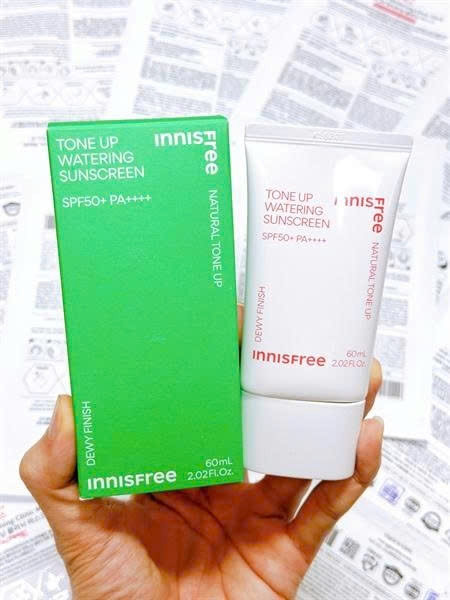 Kem Chống Nắng Innisfree Tone Up No Sebum Sunscreen EX SPF 50+ PA++++ 60ml