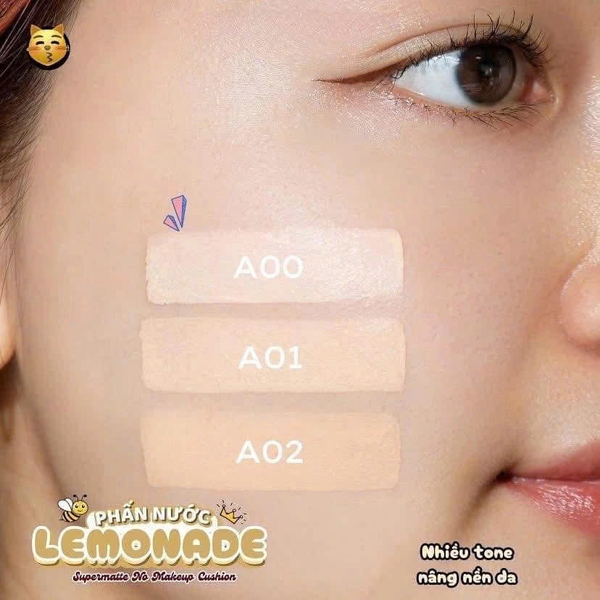 PHẤN PHỦ BỘT LEMONADE SUPER MATTE - KHÓA DẦU MỘT CHIỀU, BỀN BỈ 12H, SPF37 PA+