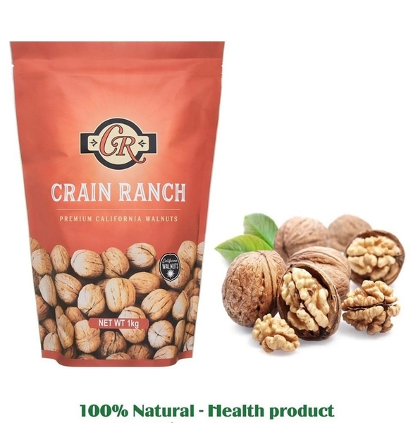 Hạt Óc Chó Nguyên Vỏ Crain Ranch 1kg Daddy Mart
