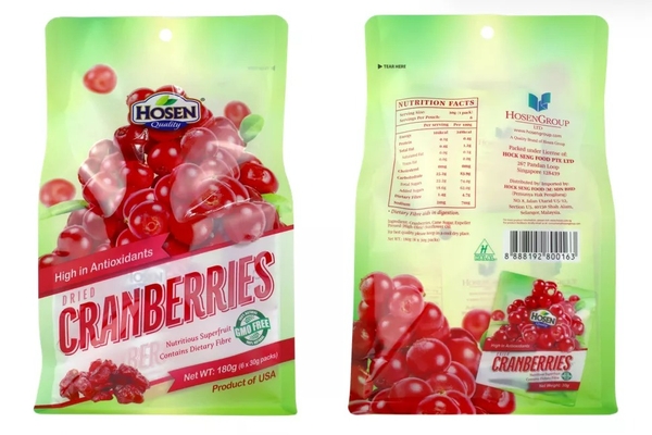 Nam Việt Quất Khô Hosen 180g