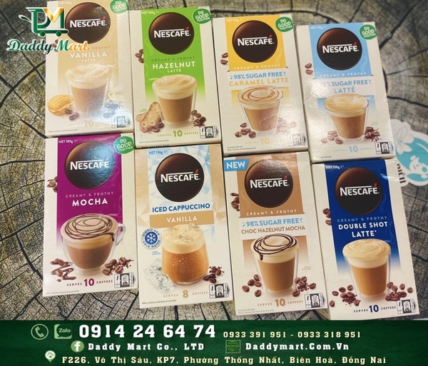 Cà Phê Gói Dạng Bột NESCAFE Úc Double Latte Daddy Mart