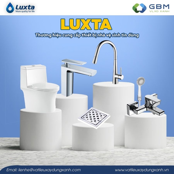 Luxta - Thương hiệu cung cấp thiết bị nhà vệ sinh tin dùng | VLXD Xanh