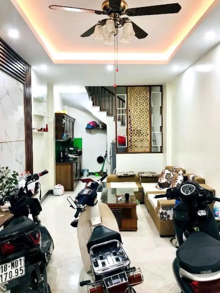 【NHÀ 5 TẦNG FULL NT - OTO VÀO NHÀ - NGŨ NHẠC, HOÀNG MAI】- 7.55 TỶ