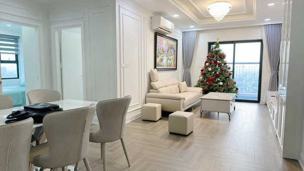 BÁN CĂN HỘ 3PN GOLDMARK CITY - TÒA RUBY 2: DIỆN TÍCH THỰC TẾ 100M² - TẦNG TRUNG VIEW ĐẸP - FULL NỘI THẤT LUXURY