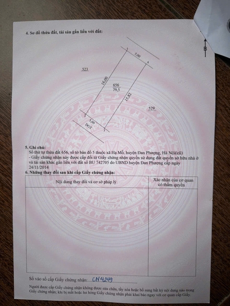Bán đất 80m² Hạ Mỗ – Mặt tiền 5m, 2 mặt đường ô tô – Giá chỉ 4xtr/m²
