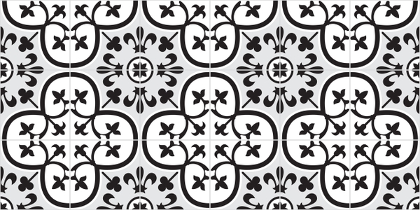 Decal Dán Sàn Nhà Họa Tiết Hoa Văn Giả Gạch Men Cao Cấp