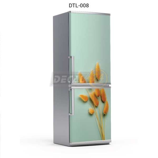 Decal Dán Tủ Lạnh Hình Hoa Cỏ Lau Cao Cấp