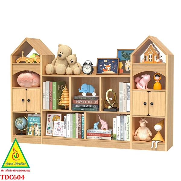 ke-sach-go-mdf-dung-sach-bao-o-truong-tdc604-vd-smart-furrniture-noi-that-lap-ra