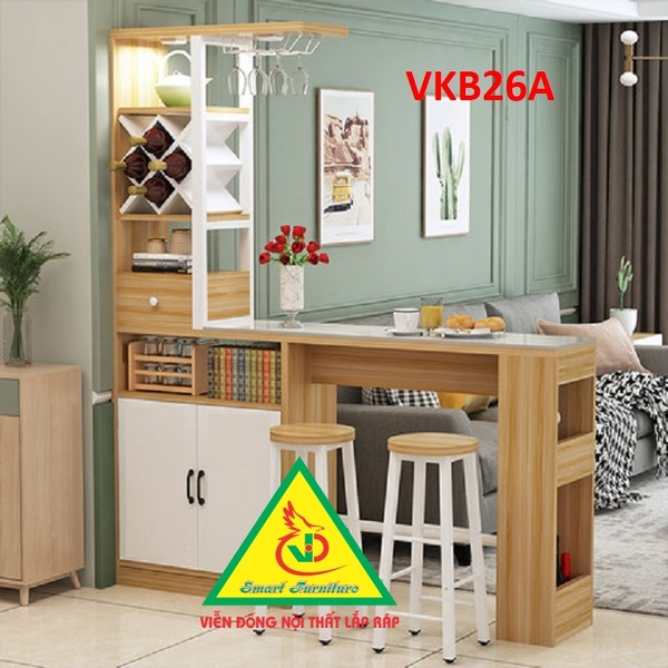 quay-bar-mini-quay-bar-nha-bep-ket-hop-tu-ruou-vkb026a-khong-kem-ghe-noi-that-la
