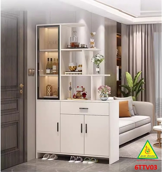 tu-trang-tri-phong-khach-ket-hop-vach-ngan-go-mdf-canh-kinh-6ttv03-khong-den-noi