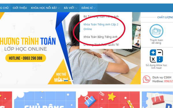 TOÁN TIẾNG ANH CẤP 2 - KHÁM PHÁ CƠ HỘI HỌC TẬP