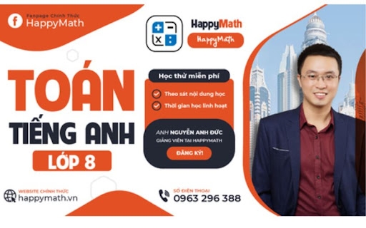 NẮM VỮNG TOÁN TIẾNG ANH LỚP 8 - HỌC CÙNG HAPPYMATH