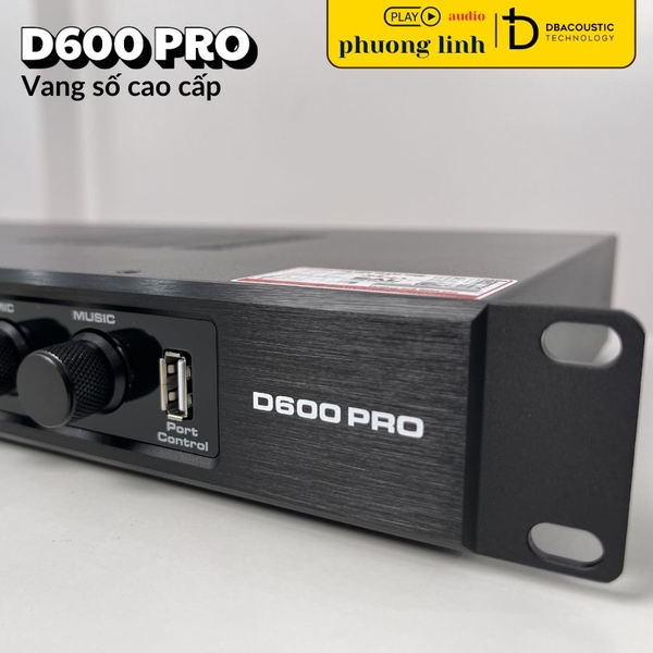 Mặt trước vang số DBacoustic D600 PRO chính hãng