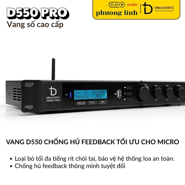 Vang số DBACOUSTIC D550 PRO