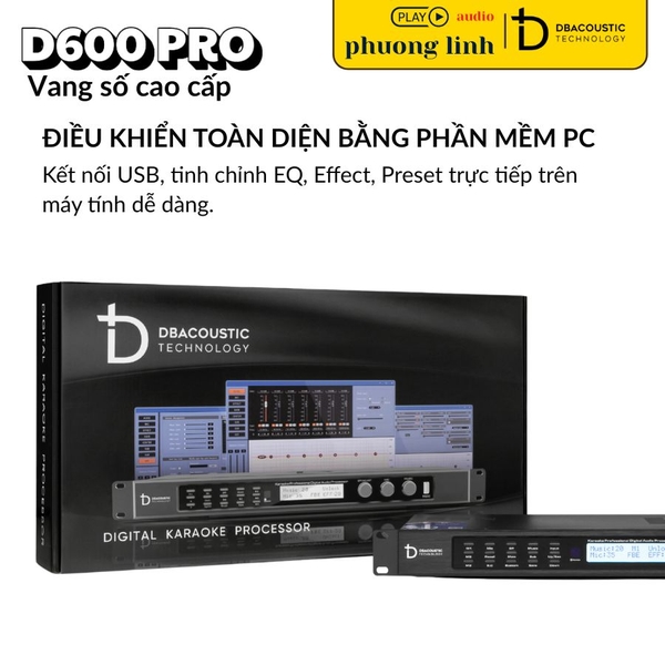Hộp sản phẩm Vang Số DBacoustic D600 PRO