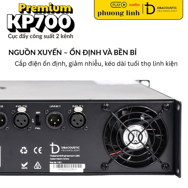 đẩy công suất KP700 nguồn xuyến toroidal