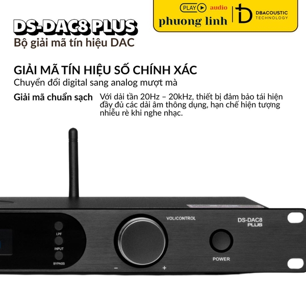 Bộ Giải Mã DAC DBacoustic DS-DAC8 PLUS