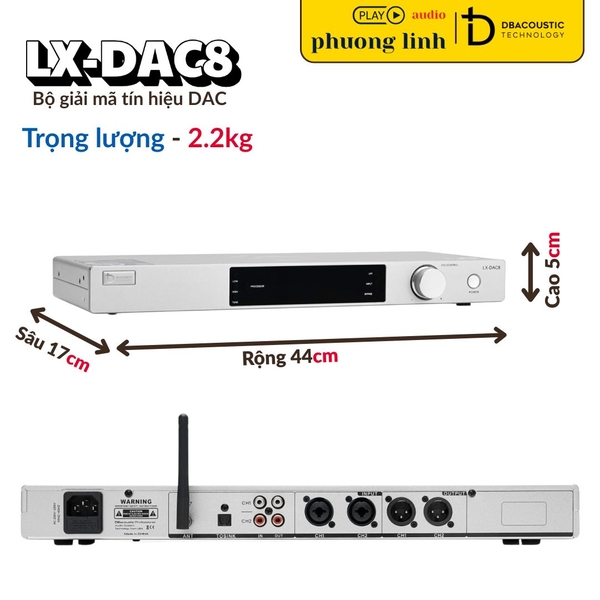 Bộ Giải Mã Dbacoustic LX-DAC8 