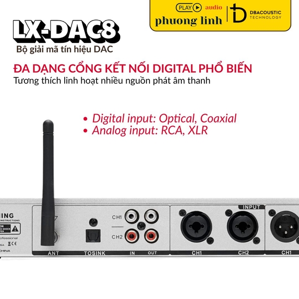 Bộ Giải Mã Dbacoustic LX-DAC8 