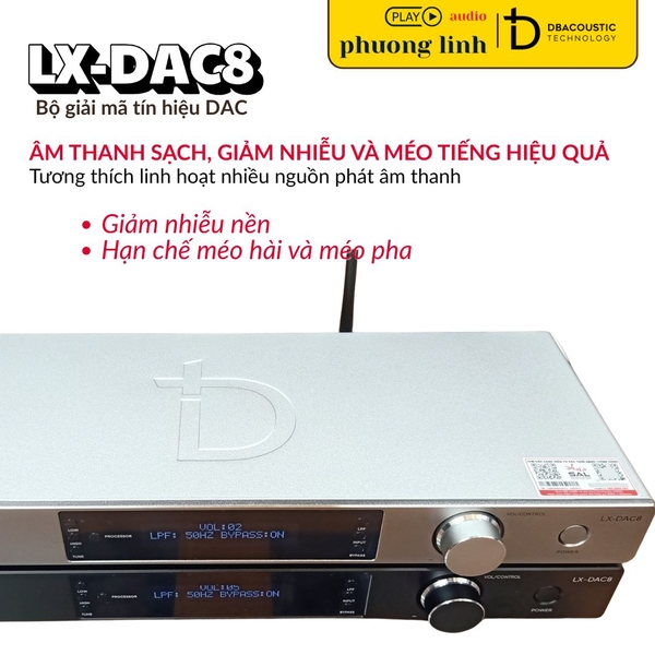 Bộ Giải Mã Dbacoustic LX-DAC8 