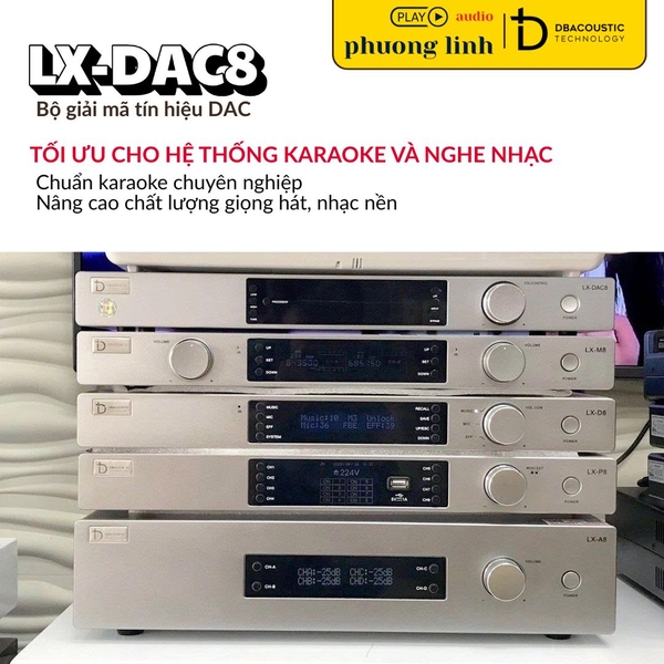 Bộ Giải Mã Dbacoustic LX-DAC8 