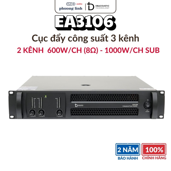 Cục đẩy công suất DBAcoustic EA3106 3 kênh