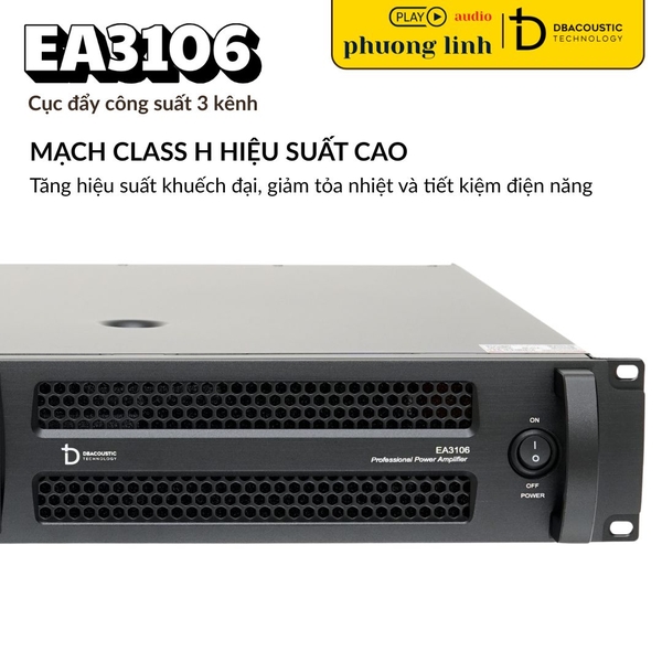 Cục đẩy công suất DBAcoustic EA3106 3 kênh