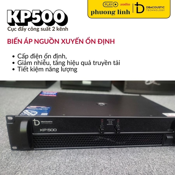 ĐẨY CÔNG SUẤT DBACOUSTIC KP500