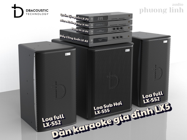 Dàn karaoke gia đình DbAcoustic LX5 - hải Phòng